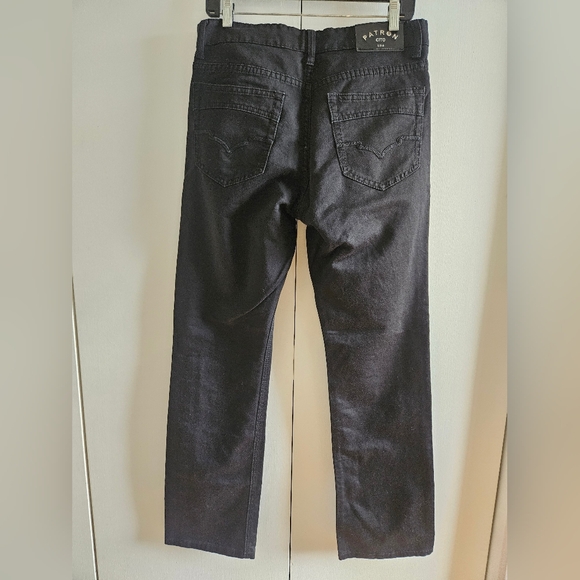PATRON Cito USA Sleek Black Mens Straight Jeans for Effortless Style Size 32x32 - Picture 3 of 9